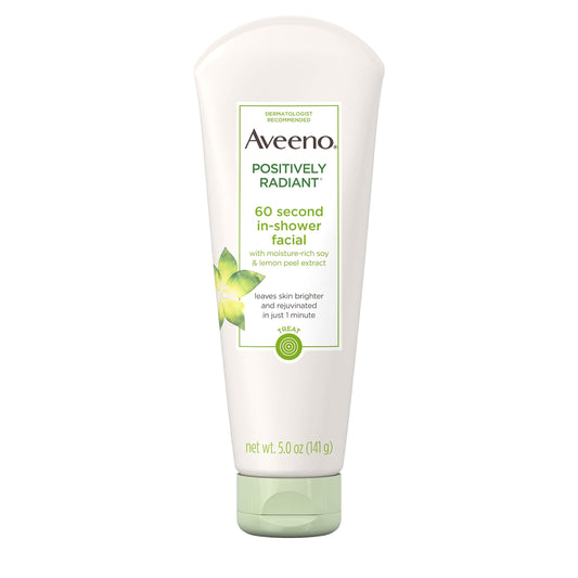 Aveeno Positively Radiant 60-Second Conditioner In Shower Facial 5 Ounce (147 milliliter)