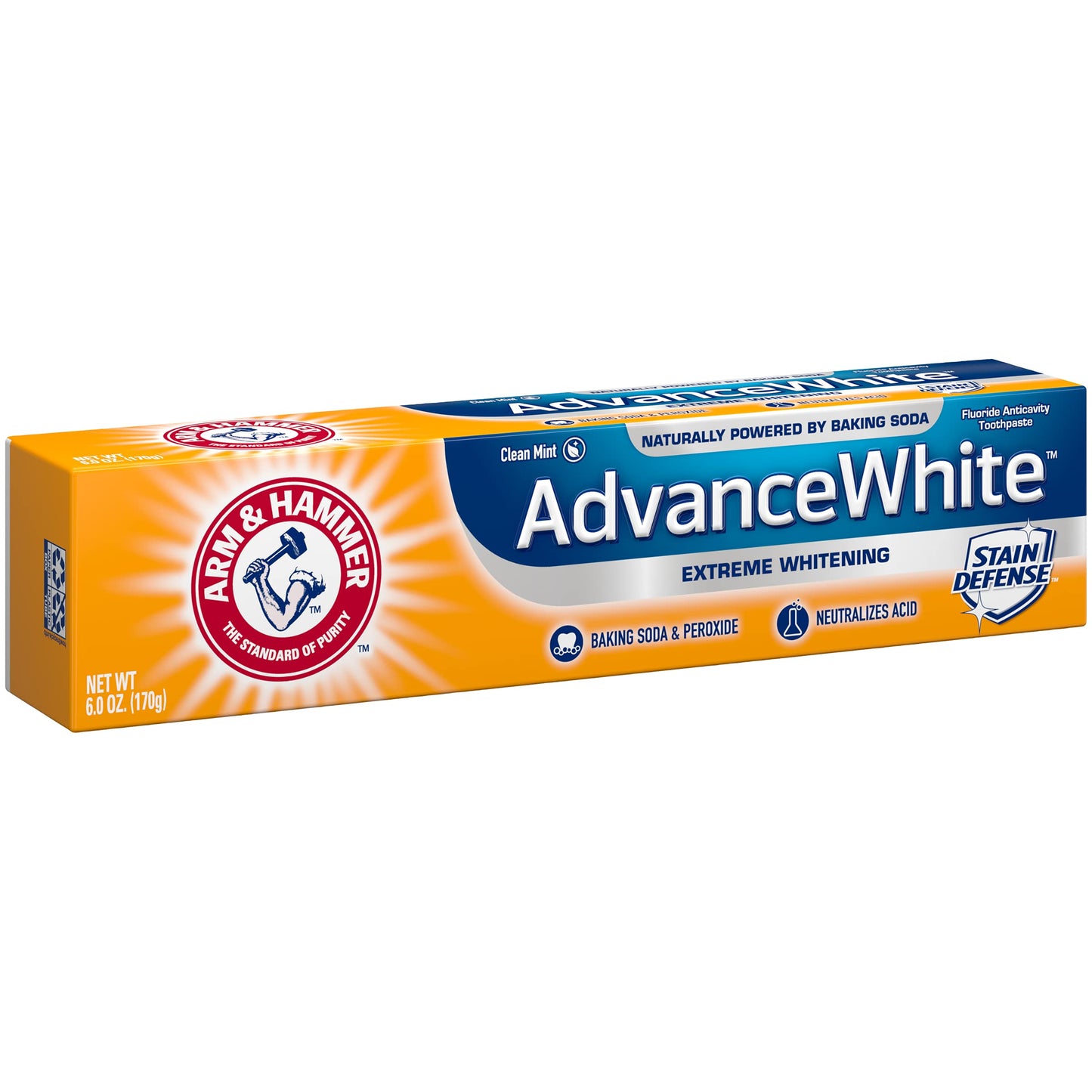 Arm & Hammer Advance White Extreme Whitening Toothpaste Clean Mint - 6 Oz- Pack of 9