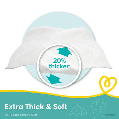 Pampers Sensitive Water Based Baby Wipes Tub, 64 Count, Pack of 8