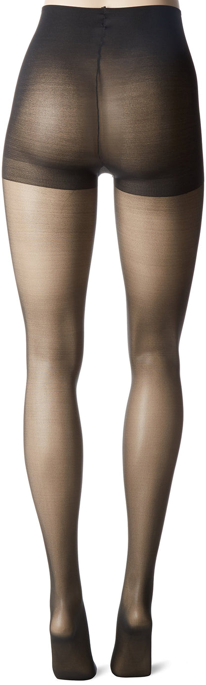 L'eggs Women's Sheer Energy N Wband Contol Top Panty Hose, Jet Black, Q