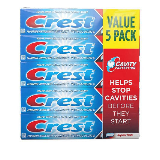 Crest Toothpaste 8.2 Ounce Cavity Protect 5-Pack