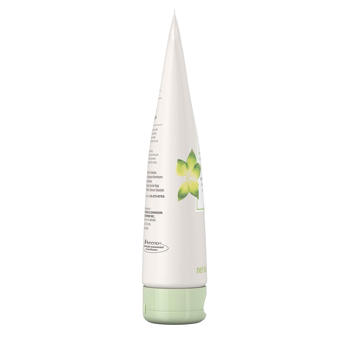 Aveeno Positively Radiant 60 Second In-Shower Facial Cleanser, Brightening Mask With Moisture-Rich Soy, Lemon Peel Extract, Glycolic Acid, and Kaolin Clay, 5 oz (Pack of 3)