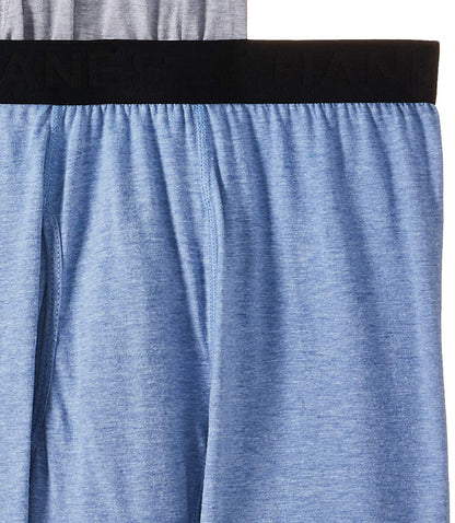 Hanes Ultimate Men's 4-Pack ComfortBlend Boxer Briefs with FreshIQ, Black/Grey, X-Large