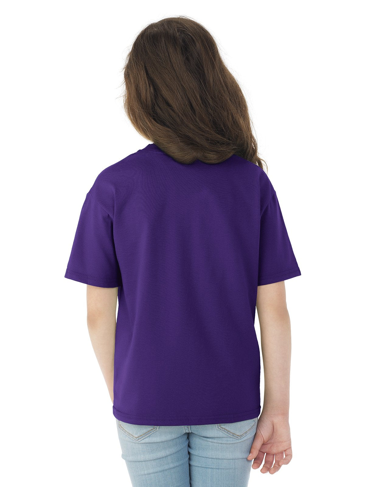 Fruit of the Loom Heavyweight Youth Short Sleeve T-Shirt - WHITE - large