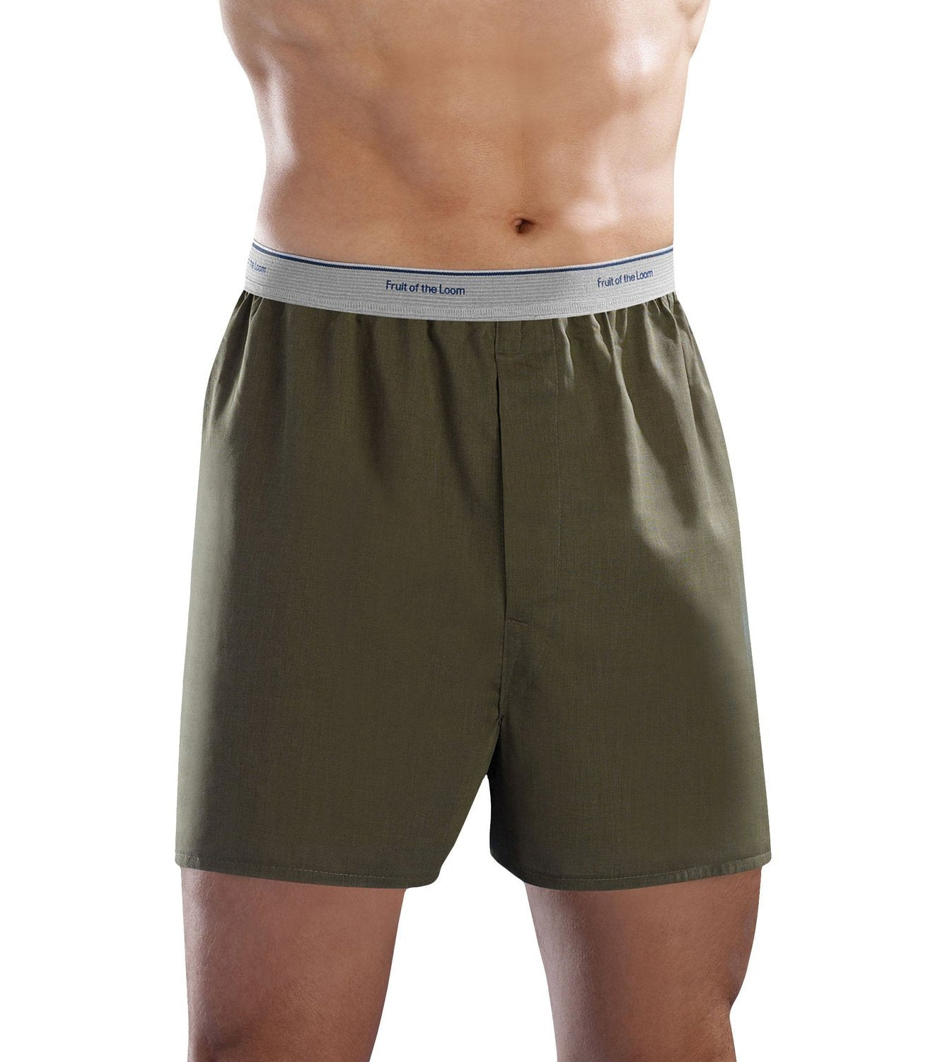 Fruit of the Loom Men's Exposed Waistband Boxer - Colors May Vary, Assorted, X-Large(Pack of 5)