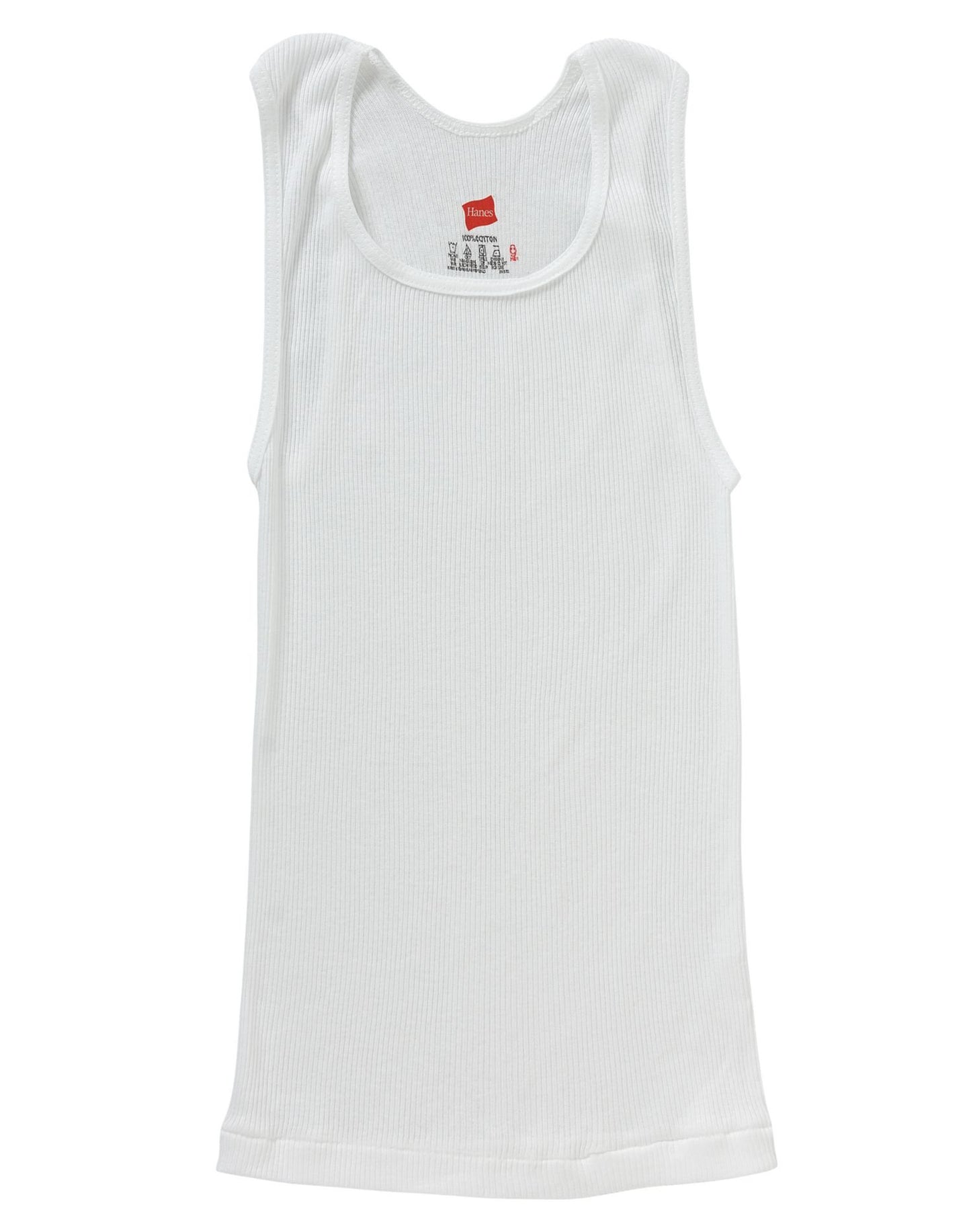Hanes Boys' 5 Pack Ultimate ComfortSoft Tank (M-(10-12, White - 8 Pack)