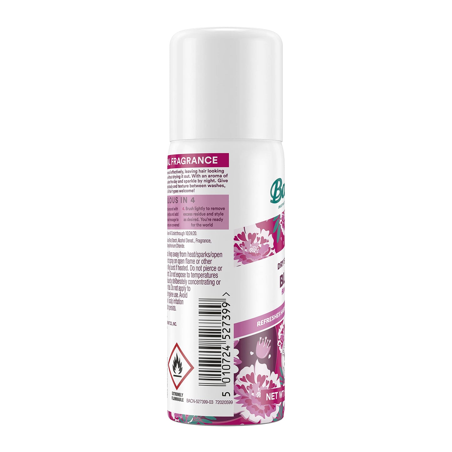 Batiste Dry Mini Shampoo, Blush 1.60 oz (Pack of 9)