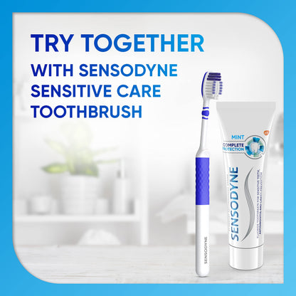 Sensodyne Complete Protection Sensitivity Toothpaste with Cavity & Gingivitis Protection Extra Fresh 3.4 oz (Pack of 3)