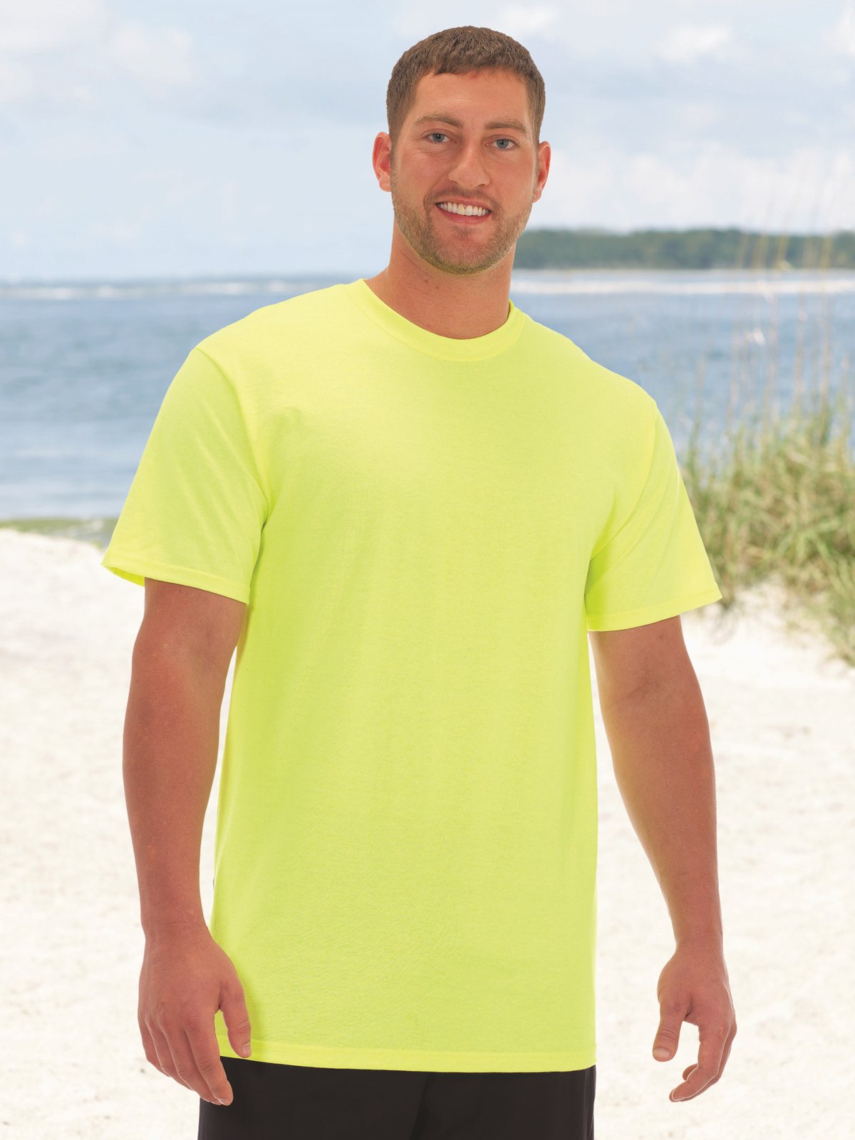 Fruit of the Loom Mens HD Tall T-Shirt (3931T) -White -3XT