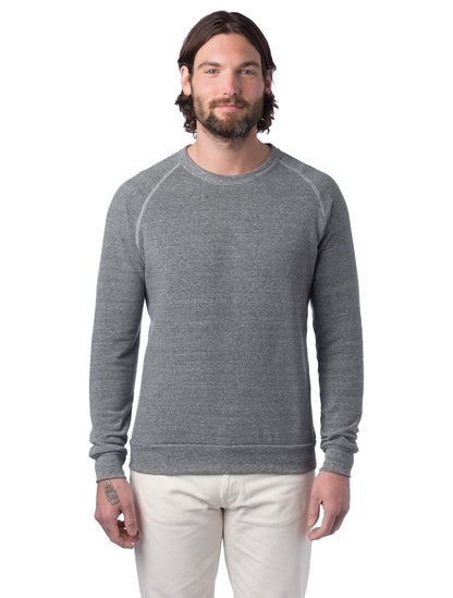 Alternative Men's Champ Fleece Sweatshirt, Eco True Black, X-Large