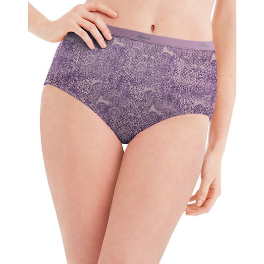 Hanes PP40AD Cotton Briefs Pastel Assortment - Lace - 10