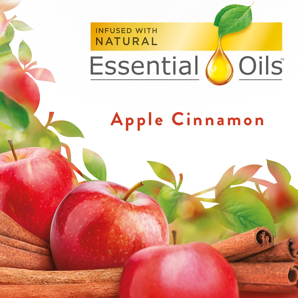 Air Wick Scented Oil 5 Refills, Apple Cinnamon Medley, (5X0.67oz), Air Freshener (Pack of 2)