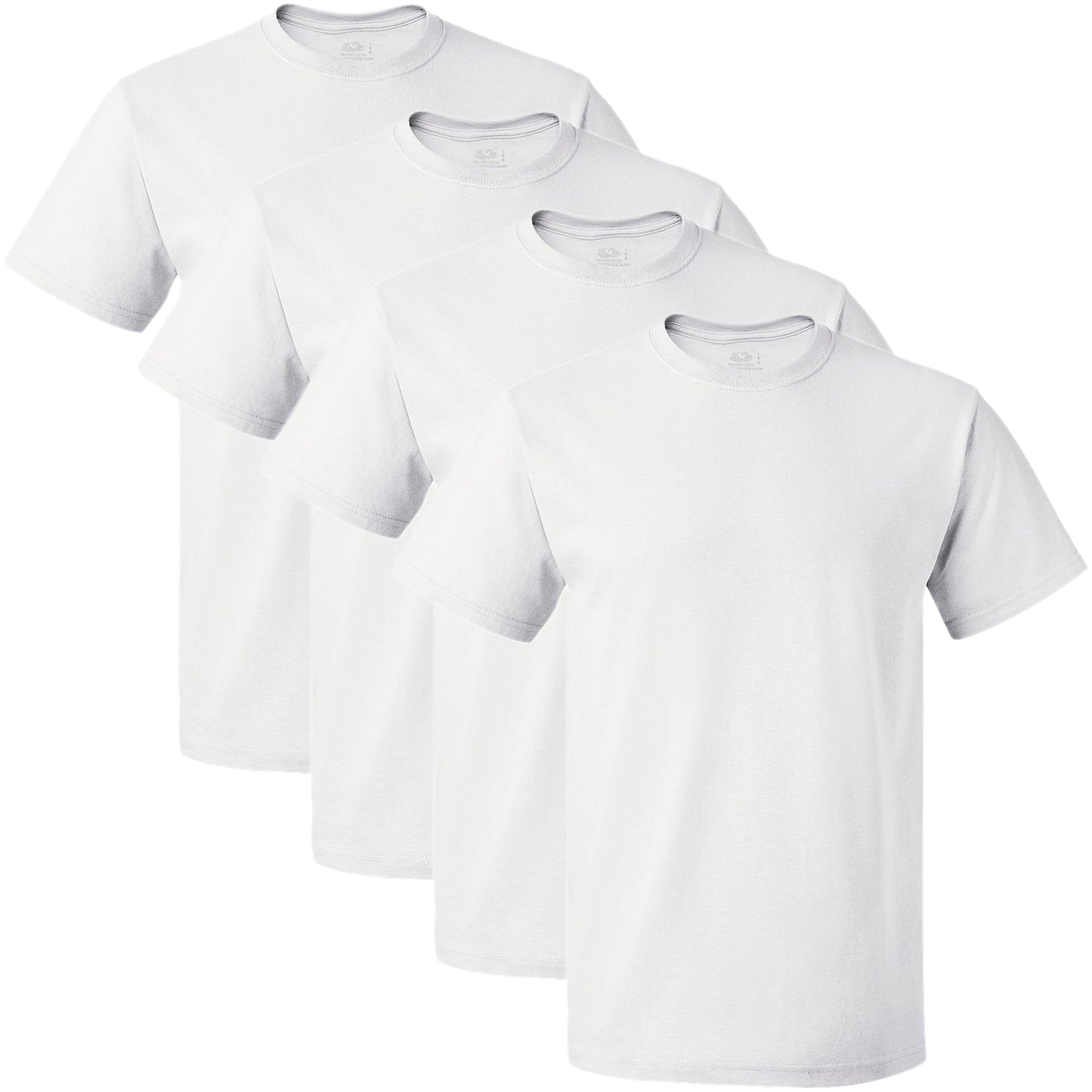 Fruit of the Loom Men's Crew T-Shirt (Pack of 4), Small, Assorted Neutral