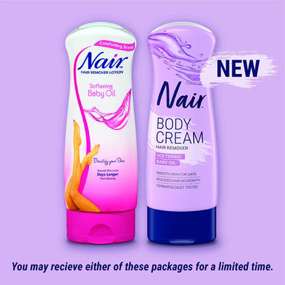 Nair Hair Remover Lotion Softening Baby Oil 9oz (6 Pack)