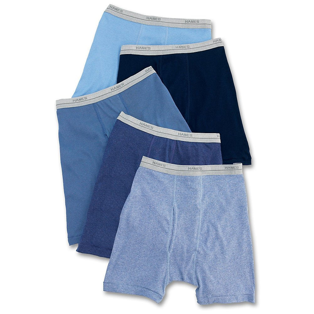 Hanes Boys' Toddler 5-Pack Boxer Brief, Assorted, 4