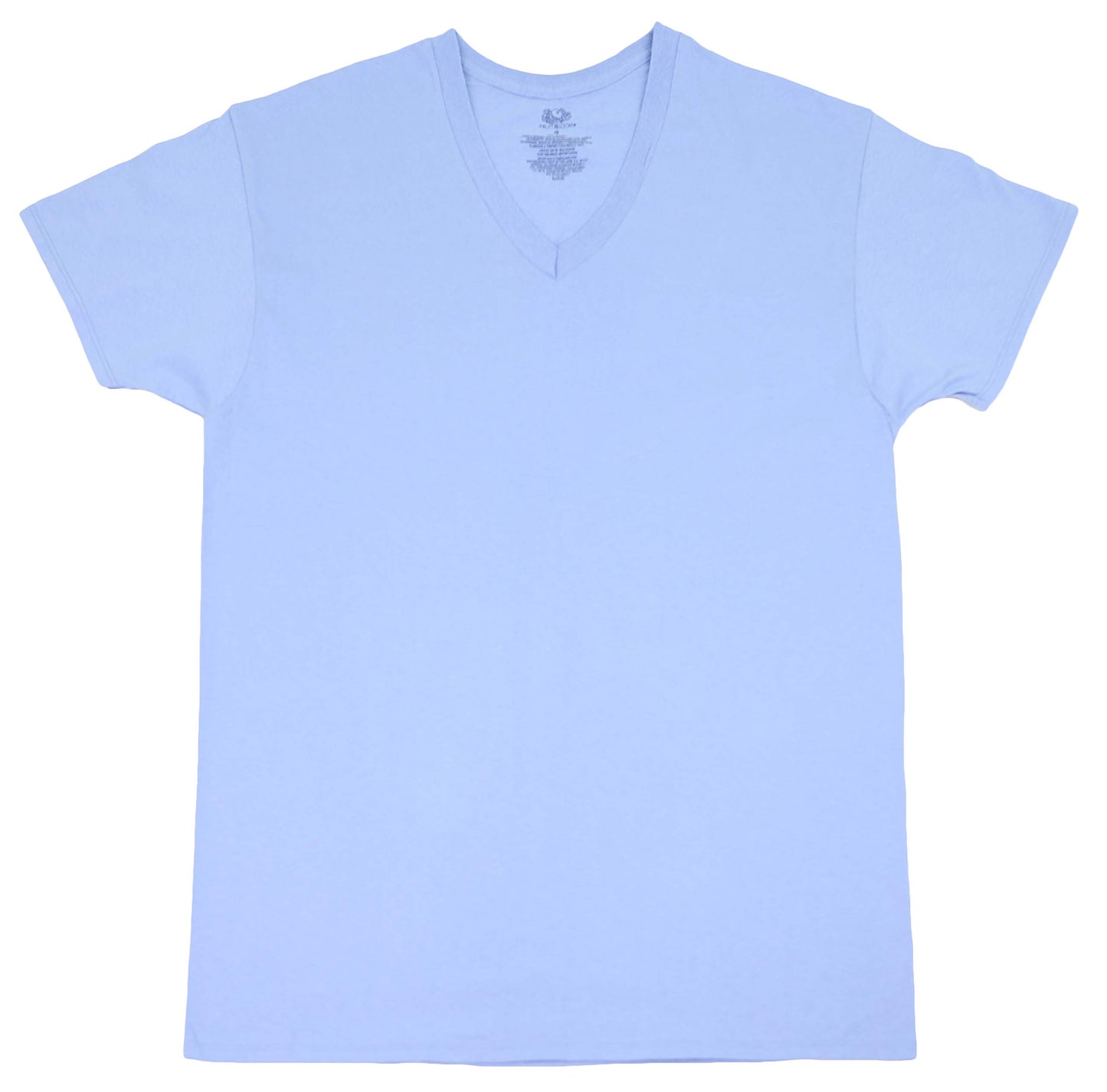 Fruit of the Loom Men's Stay Tucked Crew T-Shirt, (Large, Assorted Blue/Grey) (Pack of 4)
