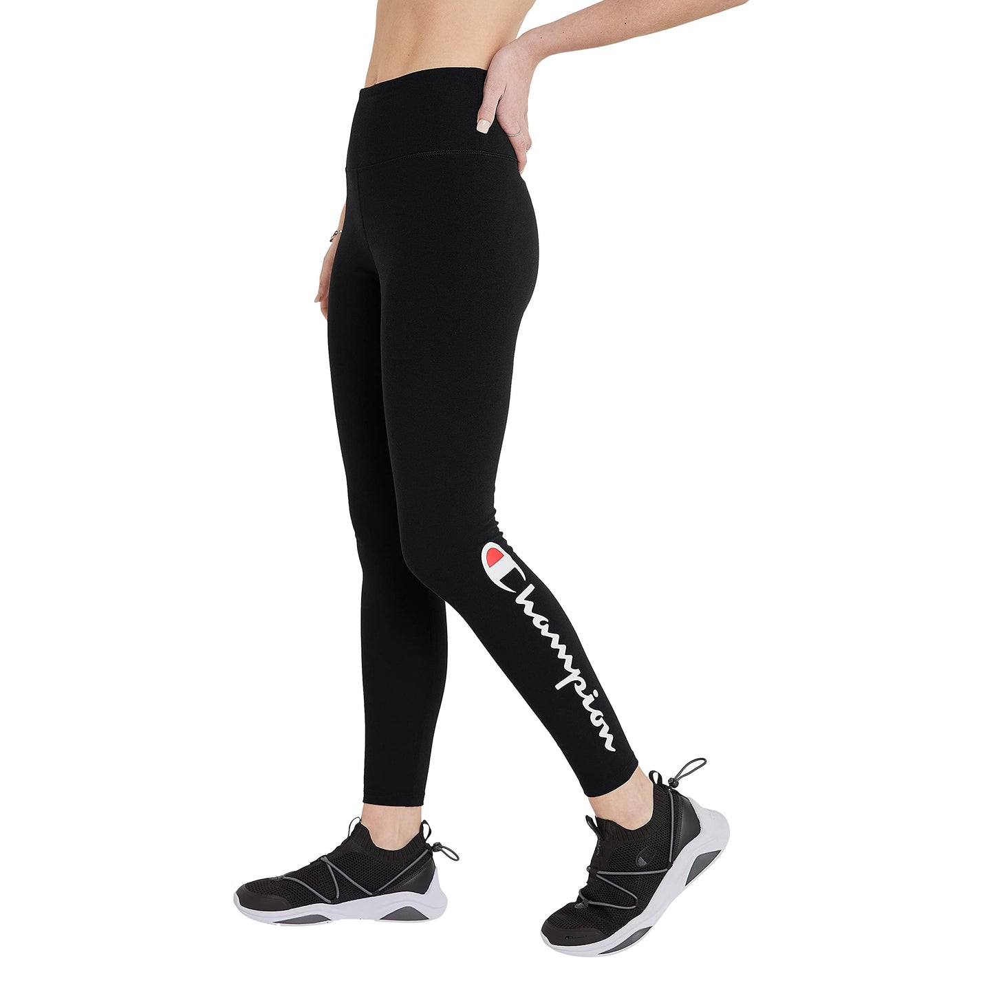 Champion womens Authentic 7/8 Tight Leggings, Black-550310, XX-Large US
