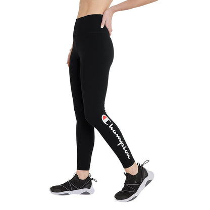 Champion womens Authentic 7/8 Tight Leggings, Black-550310, XX-Large US