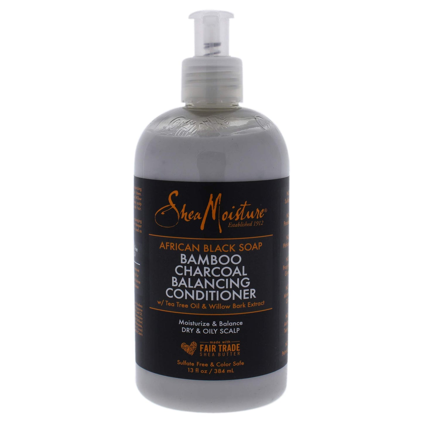 Shea Moisture Moisture African Black Soap Bamboo Charcoal Deep Balancing Conditioner Unisex Conditioner 13 Fl Oz (Pack of 1)