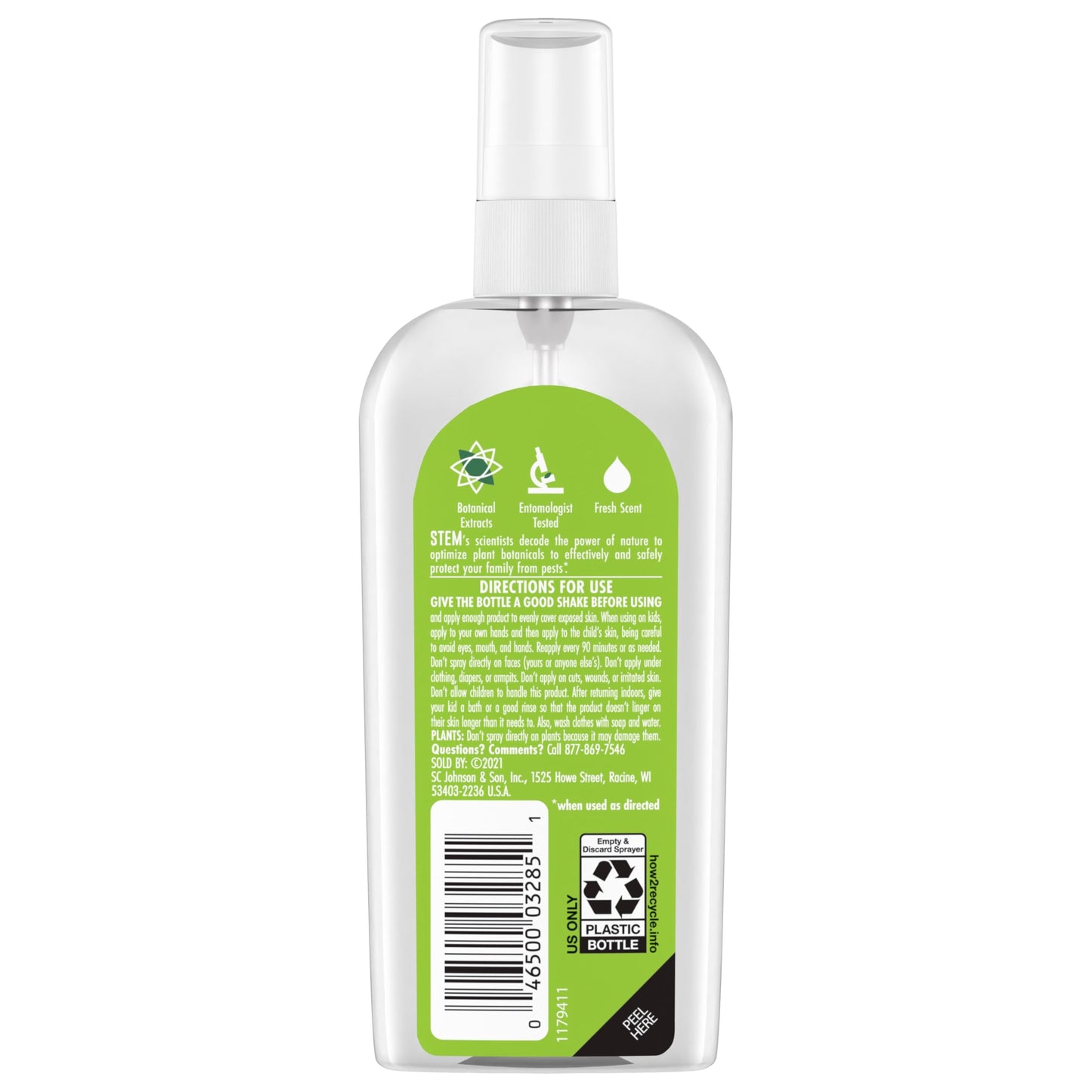 Stem Repels Mosquitoes: Mosquito Repellent Spray With Botanical Extracts; 4 fl oz (Pack Of 1)