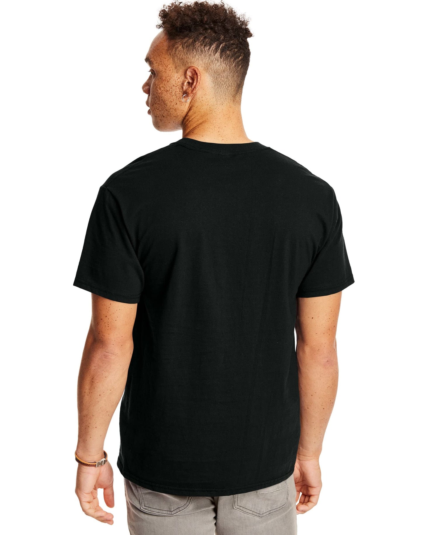Hanes Mens Beefy-t Pocket T-shirt, Heavyweight Cotton Tee For Men, Full-cut 1 Or 2 Pack Fashion-t-shirts, Navy - 2 Pack, X-Large US