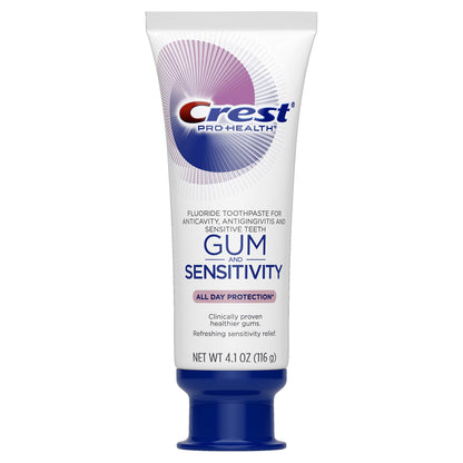 Crest Toothpaste 4.1 Ounce Pro Health Sensitive and Gum (Pack of 3)
