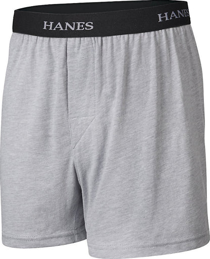 Boys' Hanes Ultimate Knit Boxer with Comfort Flex Waistband 3-Pack, Assorted, L