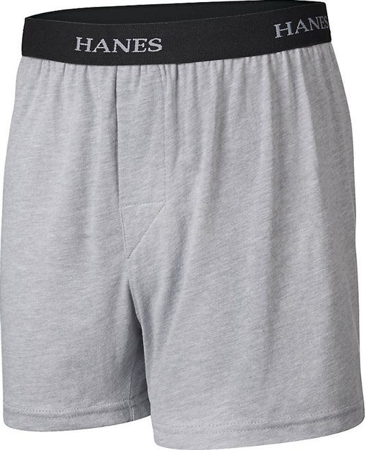 Boys' Hanes Ultimate Knit Boxer with Comfort Flex Waistband 3-Pack, Assorted, L