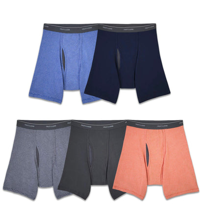 Fruit Of The Loom Mens Coolzone Boxer Brief 5 Pack, M, Assorted
