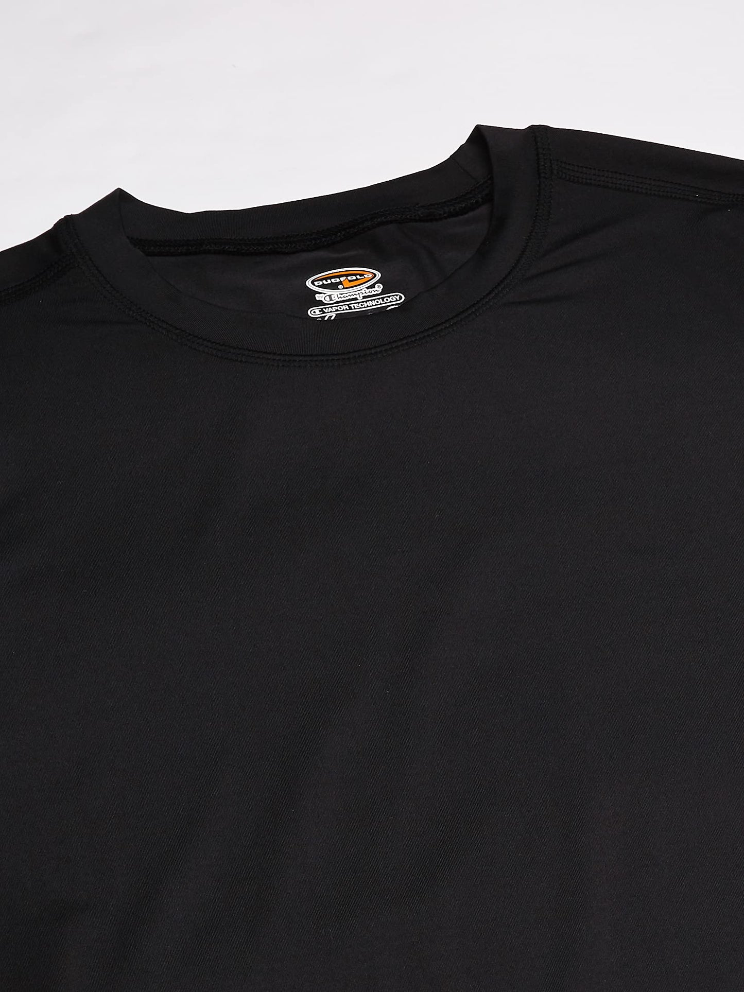 Duofold Boys' Big Flex Weight Thermal Shirt, Black, Large