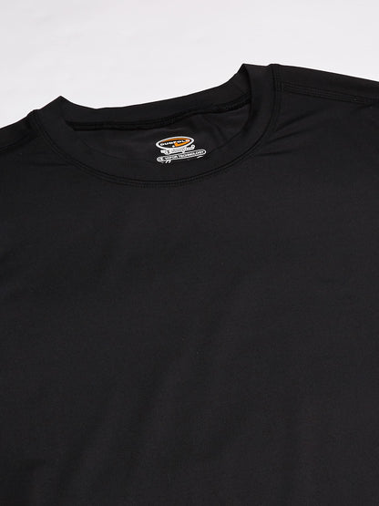 Duofold Boys' Big Flex Weight Thermal Shirt, Black, Large