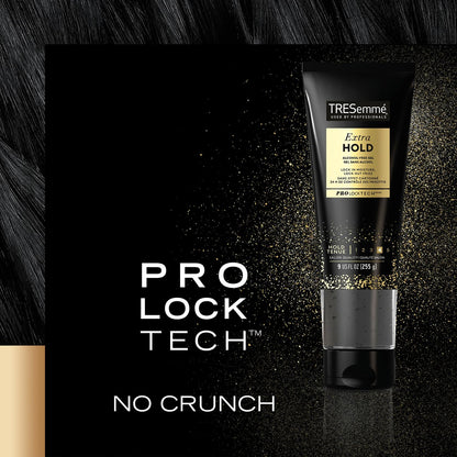 TRESemme Hair Gel with Vitamin B, Extra Hold Hair Gel, Protect Hair from Damaging Hair Dryer, Styling Tools & Appliances, Volumizing Hair Products with Frizz Control, 4 Tubes - 9 Oz. Ea.