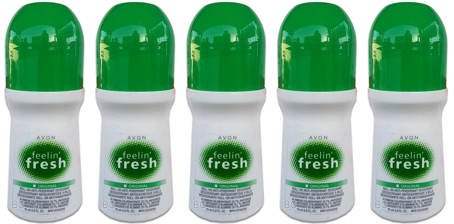 Avon Feelin Fresh 1.7 Oz Deodorant LOT of 5