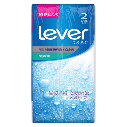 Lever 2000 Moisturizing Bar, Perfectly Fresh Original, 4-ounce Bars in 16-count Package