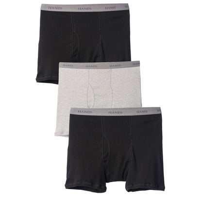 Hanes Men's Big and Tall Underwear Boxer Briefs (Pack of 3) 7XL