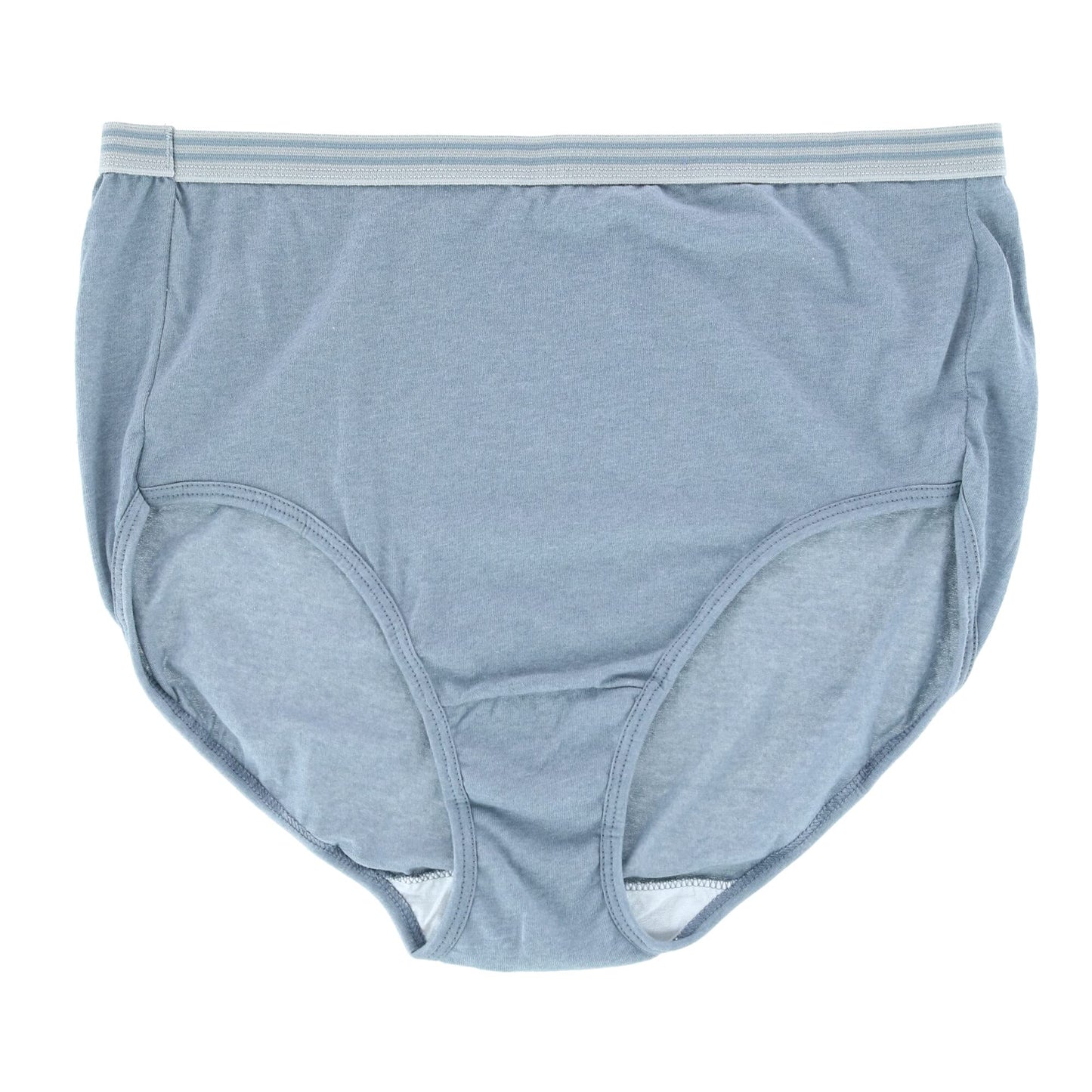 Fit for Me Womens Plus Heather Assorted Brief Underwear, 6 Pack, 9, ASSORTED