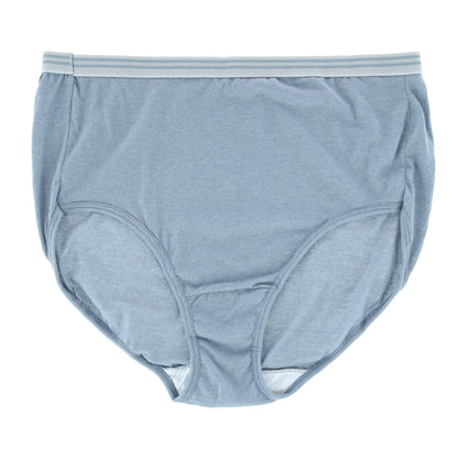 Fruit of the Loom Fit for Me Womens Plus Heather Assorted Brief Underwear, 6 Pack, 11, ASSORTED
