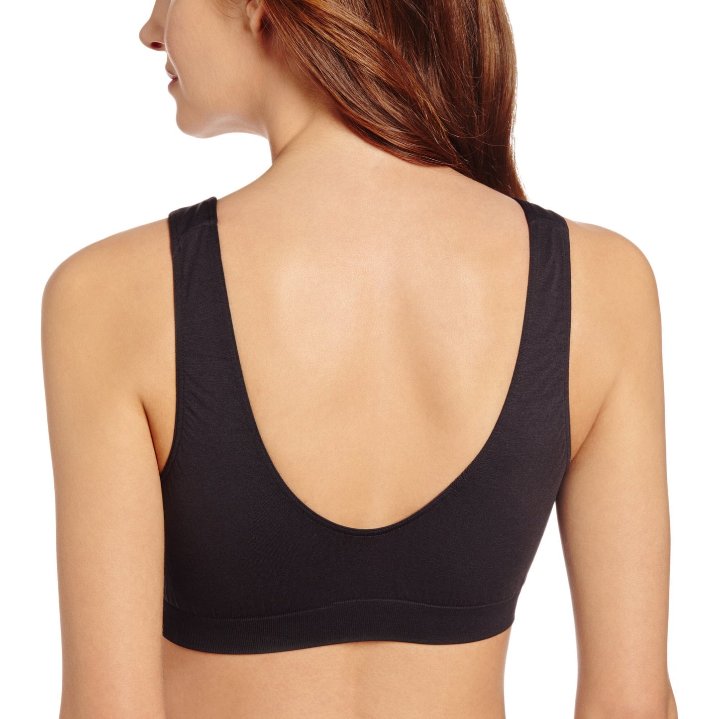 Bali Women's Microfiber Crop Top Bra, Nude Lace, X-Large