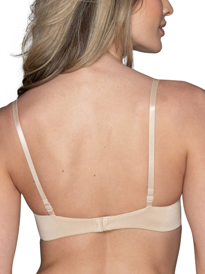 Vanity Fair Womens Ego Boost Add-a-Size (+1 Cup Size) Push Up Bra, Wirefree - Neutral, 36A US