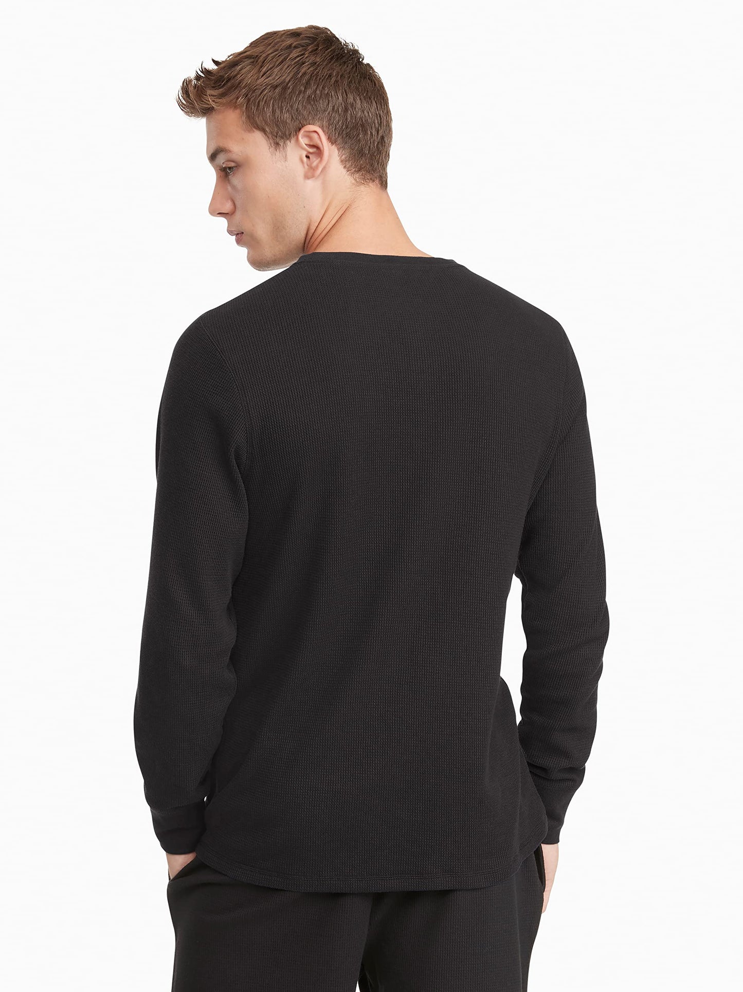 Tommy Hilfiger Mens Modern Essentials Long Sleeve Henley Dark Navy