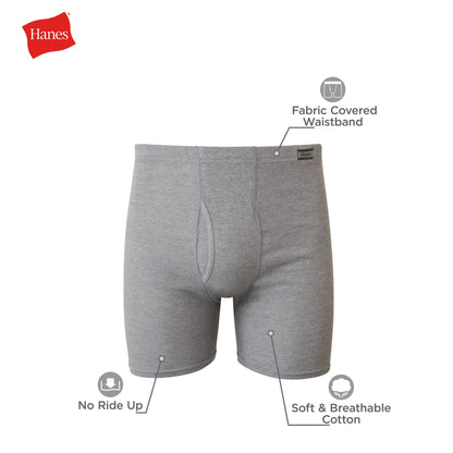 Hanes Mens Assorted ComfortSoft Boxer Briefs 5 Pack
