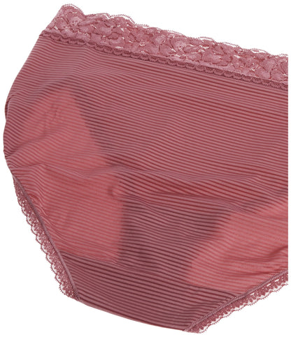 Vanity Fair Women's Flattering Lace Panties with Stretch, Brief-Black, 9
