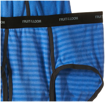 Fruit of the Loom Men's Big Man Ringer Fashion Brief - Colors May Vary, Assorted, XX-Large(Pack of 5)