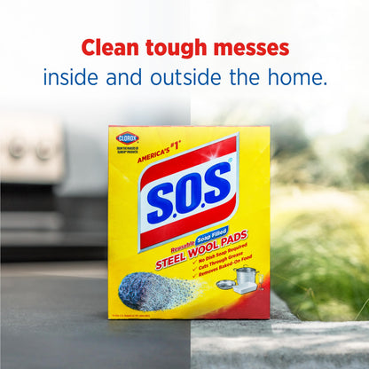 S.O.S Steel Wool Soap Pads, 18 ct