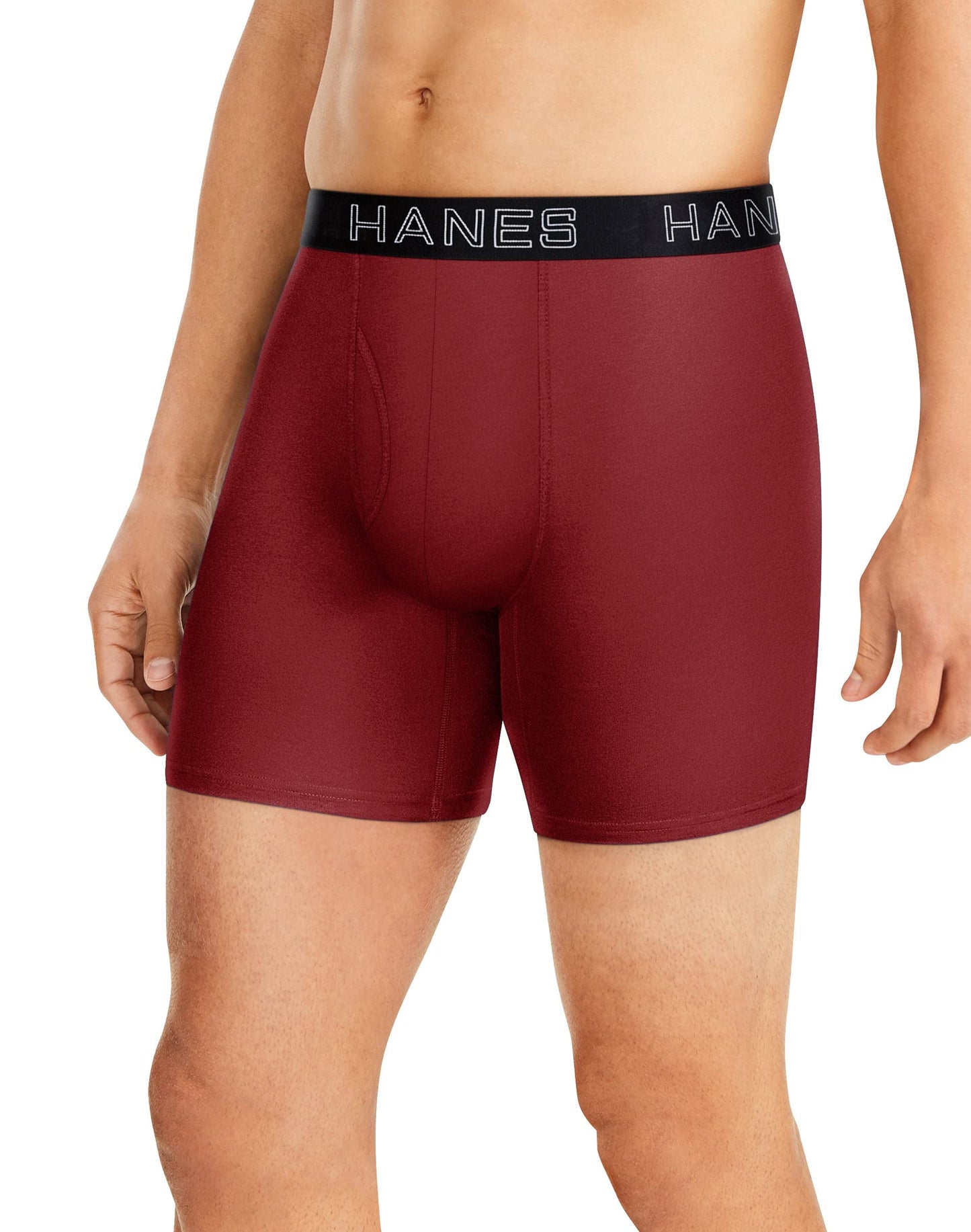 Hanes Ultimate Men's Total Support Pouch Boxer Brief, Assorted Dyed, X Large