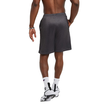 Champion 3.7 oz. Mesh Short with Pockets (81622) Granite Heather, XL