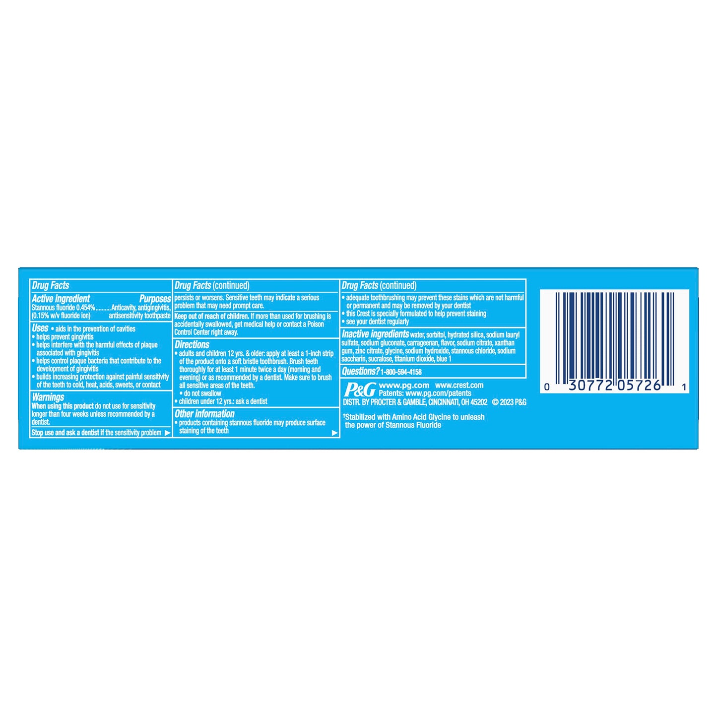 Crest Pro-Health Sensitive & Enamel Shield Toothpaste (4.3oz)