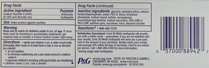 Crest 3D White Brilliance Toothpaste, Vibrant Peppermint, 4.1 Ounce, Pack of 2