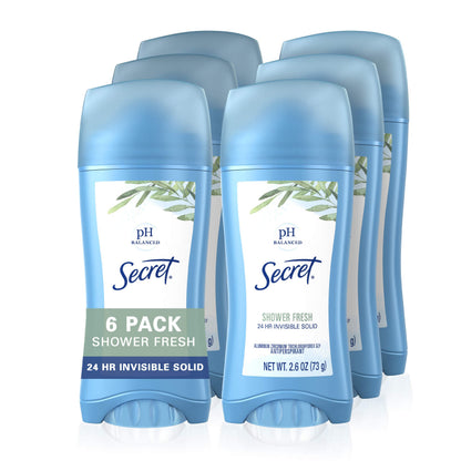 Secret Sld Inv Unscnted Size 2.6z Secret Unscented Invisible Solid Antiperspirant Deodorant,(pack of 3)