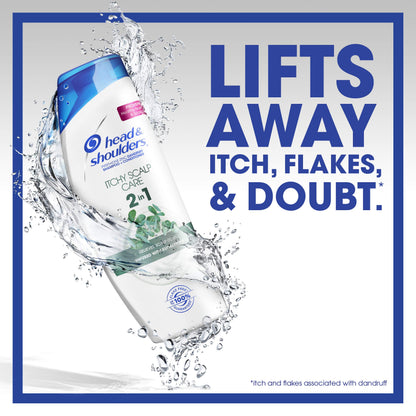 Head and Shoulders Itchy Scalp Care Anti-Dandruff 2 in 1 Shampoo and Conditioner, 23.7 fl oz